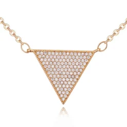 Collier Veron Finition Or Rose