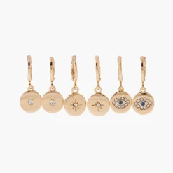 Créoles Balaboosté Avec Pdt Et Strass - 3502456533530 Métal Doré