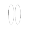 Créoles femme argent rhodié 7 mm - W0YYW0