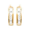 Créoles femme plaqué or 16 mm - Y6603YZ