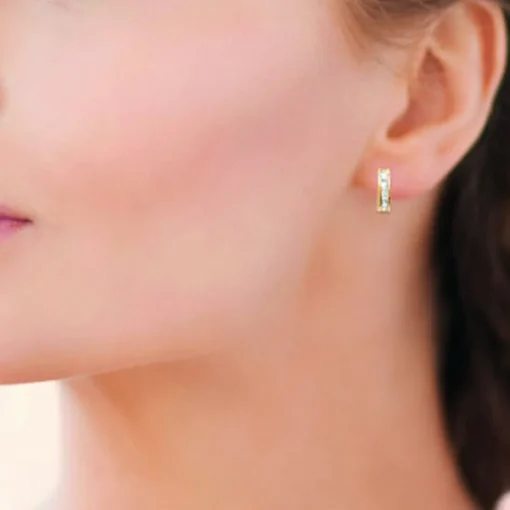 Créoles femme plaqué or 16 mm - Y6603YZ