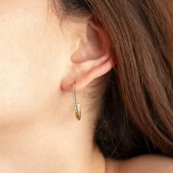 Créoles Lotus Silver Hoops LP1937-4-6 Argent Doré