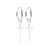 Créoles mixte argent 12 mm - Z0YZ5