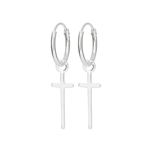 Créoles mixte argent 12 mm - Z0YZ5