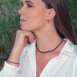 Créoles Sloya Serena Améthyste