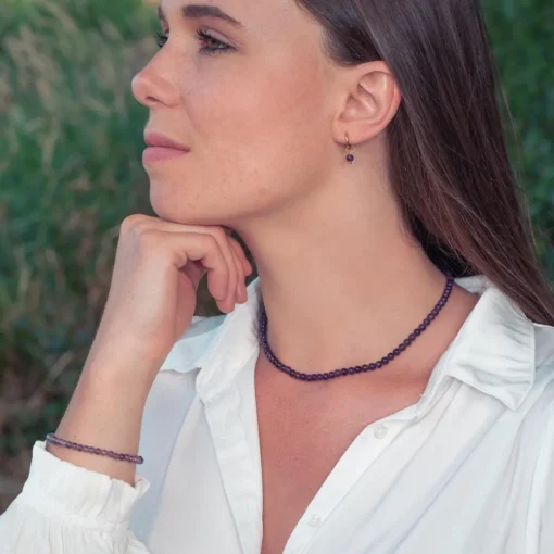 Créoles Sloya Serena Améthyste