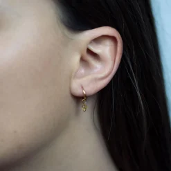 Créoles Sloya Serena Citrine