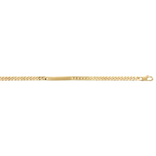 Gourmette femme plaqué or 4 mm - 60Y004ZV