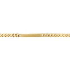 Gourmette femme plaqué or 4 mm - 60Y004ZV