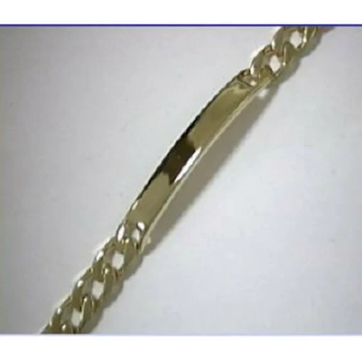 Gourmette homme plaqué or 6 mm - 633006Y0