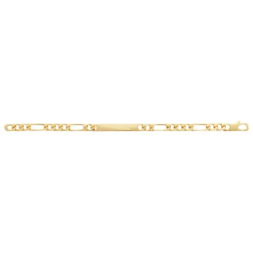 Gourmette homme plaqué or 6 mm - 633006Y0
