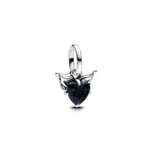 Mini Charm Pendant Cœur Ailé