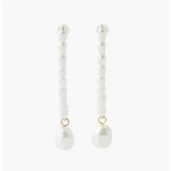 Pendantes Femme Balaboosté Bo Crochet Avec Tige En Perles - 3502456532137 Métal Blanc