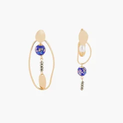 Pendantes Femme Balaboosté Poussette Asymétriques Avec Différentes Perles - 3502456532618 Métal Multicolore