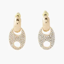 Pendantes Femme Balaboosté Petite Poussette Avec Grain De Café Pave - 3502456532304 Métal Doré