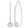 Pendantes So Charm - B3149-ARGENT-CRYS - Boucles D'Oreilles Argentées