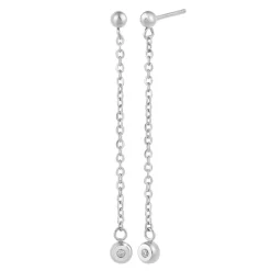Pendantes So Charm - BD4110-ARGENT - Boucles D'Oreilles Argentées