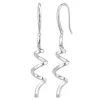 Pendantes So Charm - BD1549-BO-ARGENT-DIAMANT-BLANC - Boucles D'Oreilles Argentées