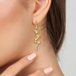 Pendantes So Charm - B1549-DORE-BO - Boucles D'Oreilles Dorées