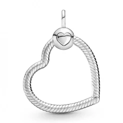 Pendentif à Charm Cœur maille serpent Pandora Moments