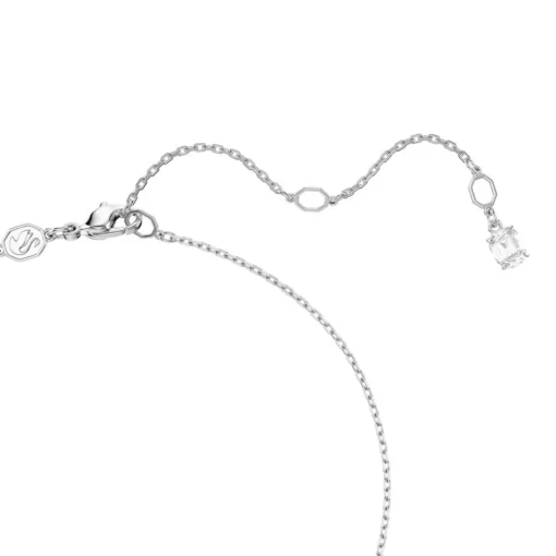 Pendentif Ariana Grande x Swarovski, Tailles variées, Cœur, Blanc, Métal rhodié