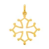 Pendentif Croix occitane or 750/1000 jaune (18K)