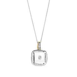 Pendentif Ti Sento - 6828MW Argent Doré Et Doublé Nacre Carré Et Pavage