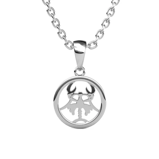Pendentif Zodiaque Cancer Argenté