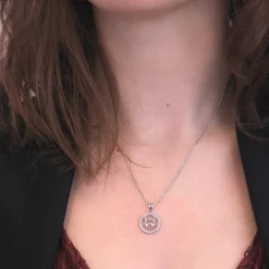 Pendentif Zodiaque Cancer Argenté