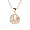 Pendentif Zodiaque Gémeaux Or Rose