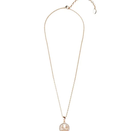 Pendentif Zodiaque Gémeaux Or Rose
