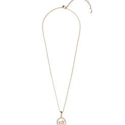 Pendentif Zodiaque Taureau Or Rose