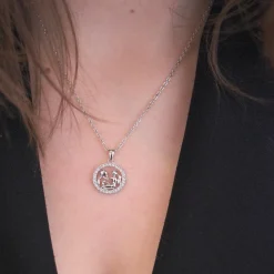 Pendentif Zodiaque Verseau Argenté