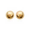 Puces femme plaqué or boules - Y3ZV5Z4