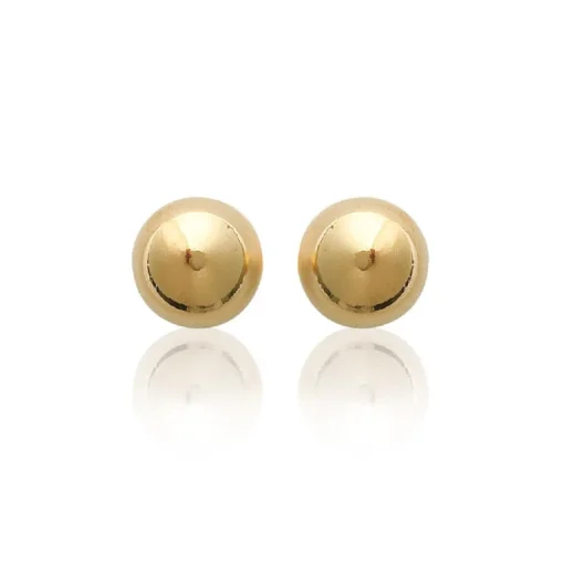 Puces femme plaqué or boules - Y3ZV5ZV